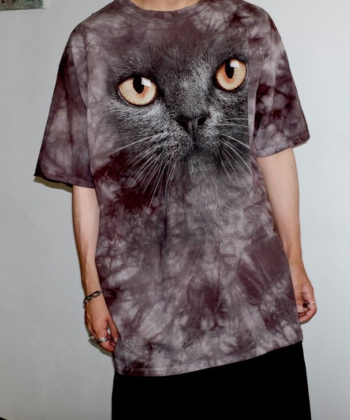 LIQUID BLUE（リキッドブルー）の「LIQUID BLUE リキッドブルー / "TIE DYE"TEE アニマル　猫柄　惑星（Tシャツ/カットソー・メンズ・その他1/その他2/グレー/チャコールグレー/ブラック/サックスブルー/パープル・X-LARGE/LARGE）」の13枚目の写真