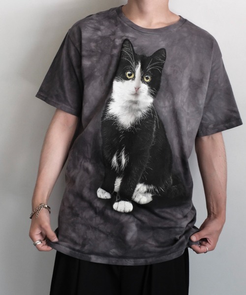 LIQUID BLUE（リキッドブルー）の「LIQUID BLUE リキッドブルー / "TIE DYE"TEE アニマル　猫柄　惑星（Tシャツ/カットソー・メンズ・その他1/その他2/グレー/チャコールグレー/ブラック/サックスブルー/パープル・X-LARGE/LARGE）」の17枚目の写真