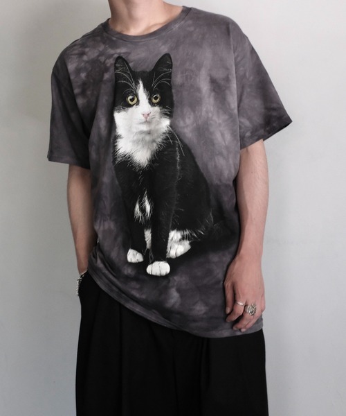 LIQUID BLUE（リキッドブルー）の「LIQUID BLUE リキッドブルー / "TIE DYE"TEE アニマル　猫柄　惑星（Tシャツ/カットソー・メンズ・その他1/その他2/グレー/チャコールグレー/ブラック/サックスブルー/パープル・X-LARGE/LARGE）」の20枚目の写真
