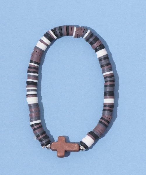 チチカカ（チチカカ）の「カラフルフィーモビーズブレスレット（ブレスレット・レディース・ブルー/ピンク/ベージュ/ブラウン・FREE）」の2枚目の写真