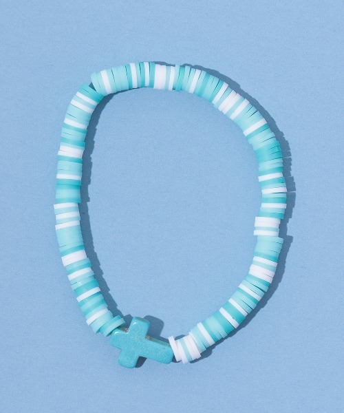 チチカカ（チチカカ）の「カラフルフィーモビーズブレスレット（ブレスレット・レディース・ブルー/ピンク/ベージュ/ブラウン・FREE）」の3枚目の写真