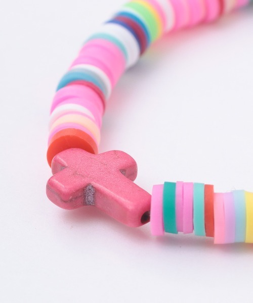 チチカカ（チチカカ）の「カラフルフィーモビーズブレスレット（ブレスレット・レディース・ブルー/ピンク/ベージュ/ブラウン・FREE）」の10枚目の写真