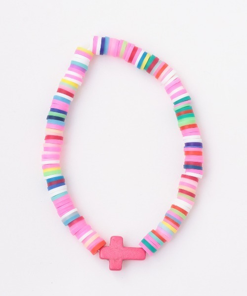 チチカカ（チチカカ）の「カラフルフィーモビーズブレスレット（ブレスレット・レディース・ブルー/ピンク/ベージュ/ブラウン・FREE）」の9枚目の写真
