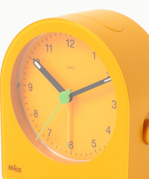 bpr BEAMS（ビーピーアール ビームス ）の「BRAUN / BC22 Revival colors（置時計・レディース・グリーン/イエロー・ONE SIZE）」の4枚目の写真