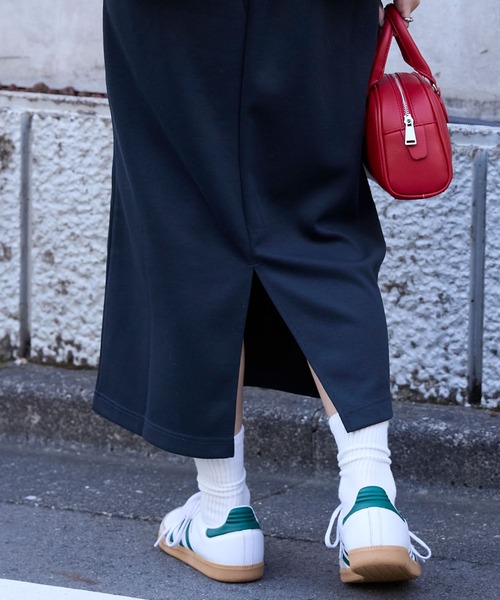 イージードライダンボールニットIラインスカート MONO-MART│MONO-MART