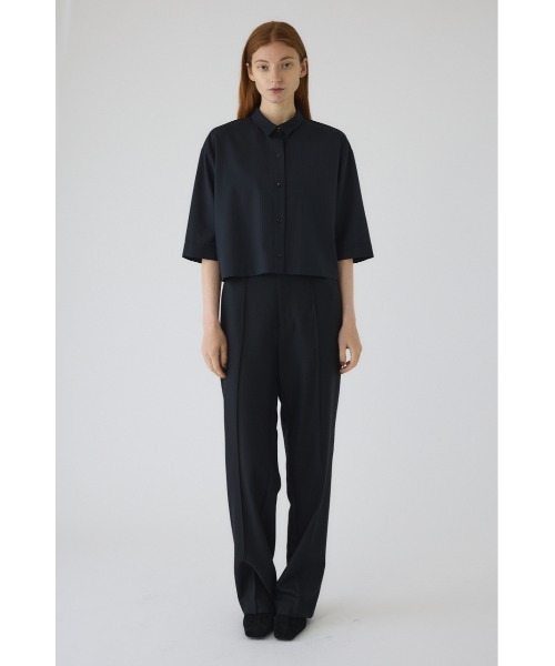 RIM.ARK(リムアーク)の「Wool saxony slim PT ウールサキソニースリムパンツ(スラックス・レディース・ブラック/グレー・36/38)」の3枚目の写真