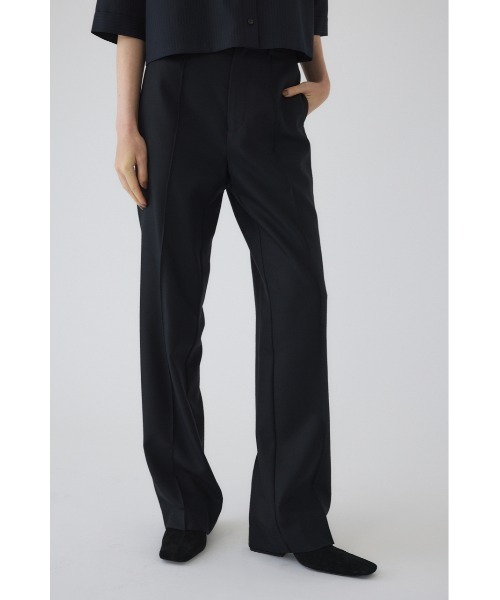 RIM.ARK(リムアーク)の「Wool saxony slim PT ウールサキソニースリムパンツ(スラックス・レディース・ブラック/グレー・36/38)」の6枚目の写真