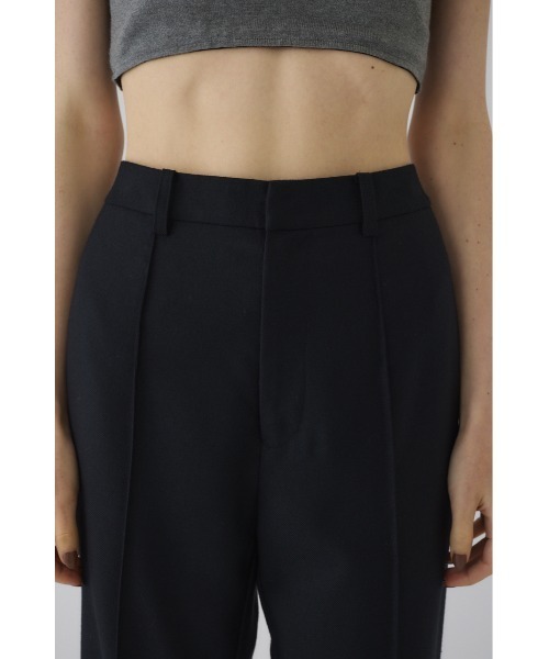 RIM.ARK(リムアーク)の「Wool saxony slim PT ウールサキソニースリムパンツ(スラックス・レディース・ブラック/グレー・36/38)」の9枚目の写真