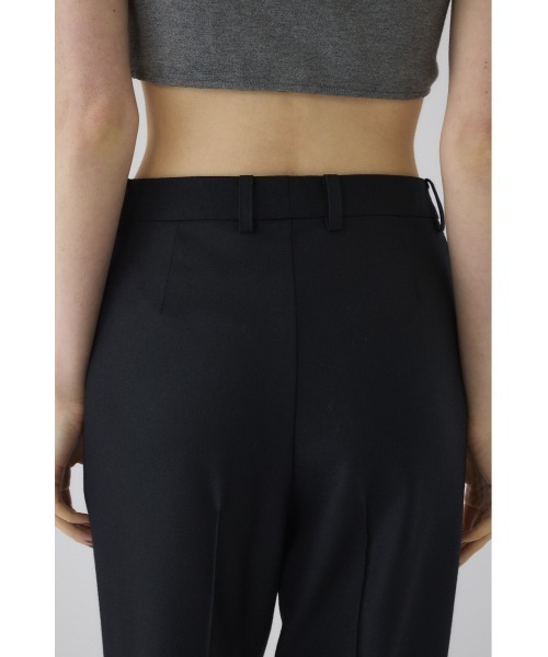 RIM.ARK(リムアーク)の「Wool saxony slim PT ウールサキソニースリムパンツ(スラックス・レディース・ブラック/グレー・36/38)」の10枚目の写真