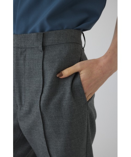 RIM.ARK(リムアーク)の「Wool saxony slim PT ウールサキソニースリムパンツ(スラックス・レディース・ブラック/グレー・36/38)」の15枚目の写真