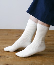 TAWARA | コットンリブ　ベーシッククルーソックス(ソックス/靴下)
