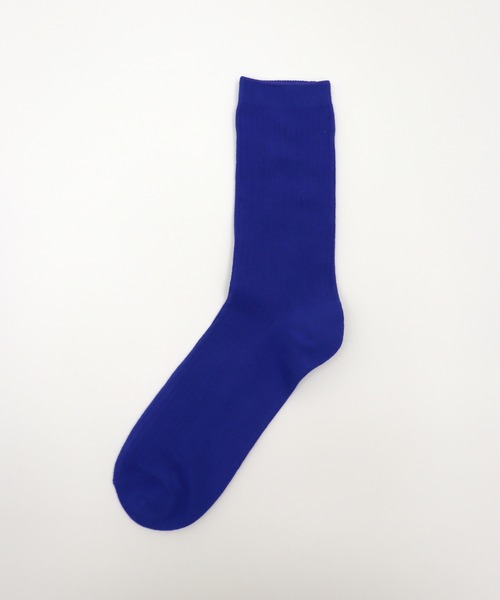 TAWARA（タワラ）の「コットンリブ　ベーシッククルーソックス（ソックス/靴下・レディース・ブラウン/グリーン/レッド/マスタード/ロイヤルブルー/アイボリー・S）」の10枚目の写真