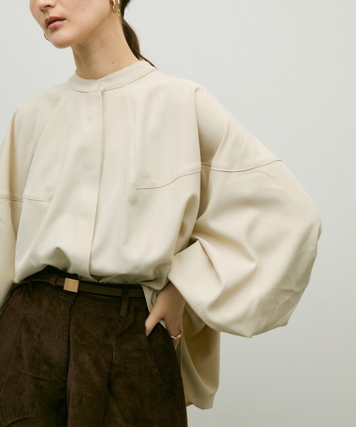 今季　美品！ドレステリア　パフスリーブバルーンスリーブお袖ボリュームシャツ Balloon sleeve voluminous shirt / バルーンスリーブボリュームシャツ