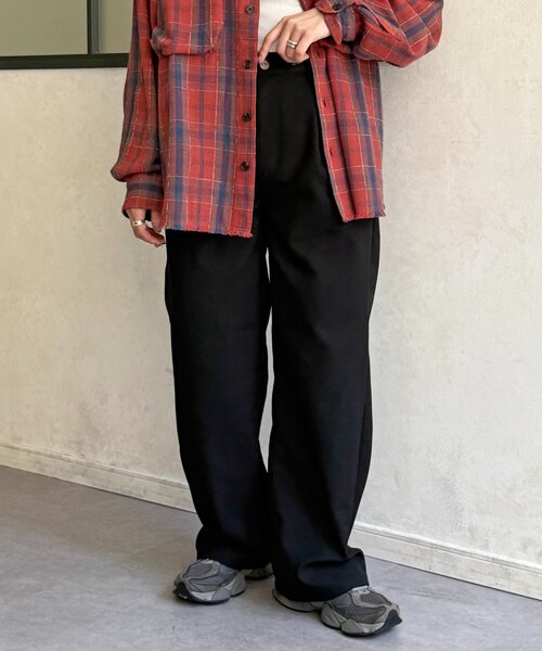 CPCM（シーピーシーエム）の「ハイウエストストレートスラックス（スラックス・レディース・チャコールグレー/ブラック/ブラウン・PS/SMALL/MEDIUM）」の14枚目の写真