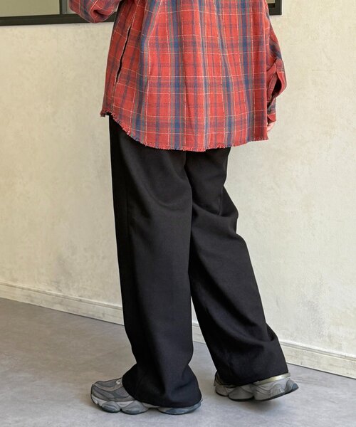 CPCM（シーピーシーエム）の「ハイウエストストレートスラックス（スラックス・レディース・チャコールグレー/ブラック/ブラウン・PS/SMALL/MEDIUM）」の16枚目の写真