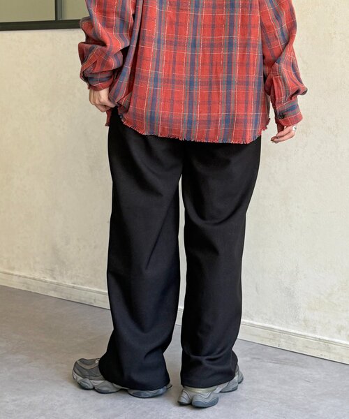 CPCM（シーピーシーエム）の「ハイウエストストレートスラックス（スラックス・レディース・チャコールグレー/ブラック/ブラウン・PS/SMALL/MEDIUM）」の17枚目の写真