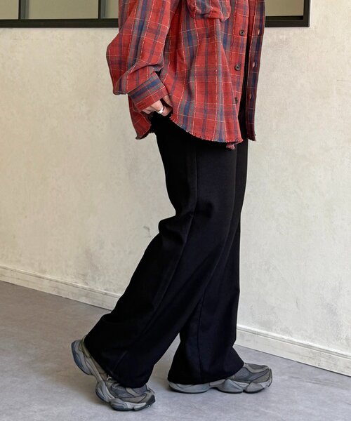 CPCM（シーピーシーエム）の「ハイウエストストレートスラックス（スラックス・レディース・チャコールグレー/ブラック/ブラウン・PS/SMALL/MEDIUM）」の18枚目の写真