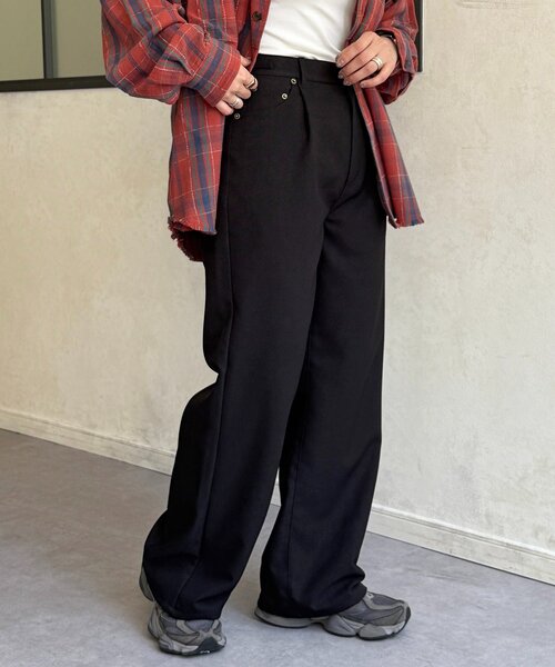 CPCM（シーピーシーエム）の「ハイウエストストレートスラックス（スラックス・レディース・チャコールグレー/ブラック/ブラウン・PS/SMALL/MEDIUM）」の19枚目の写真