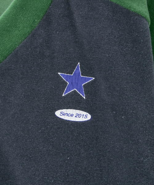 CONVERSE TOKYO（コンバーストウキョウ）の「【kotohayokozawa】BI-COLOR VELOR PULLOVER（Tシャツ/カットソー・レディース・ブルー/スミクロ/オレンジ・FREE）」の9枚目の写真