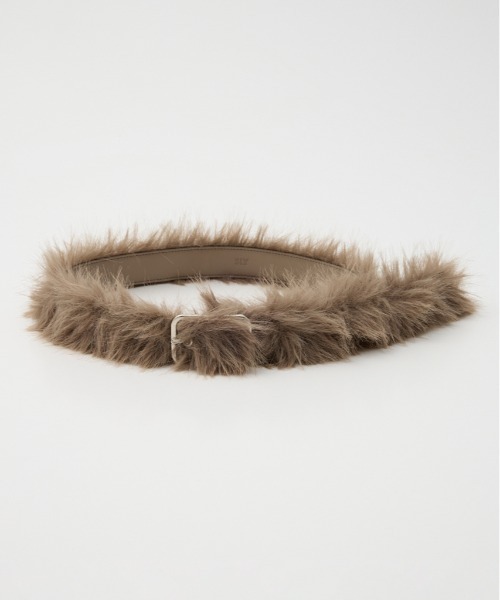 FAUX FUR BELT フォー ファー ベルト 秋服（ベルト）｜SLY