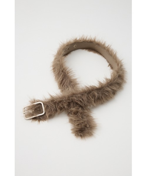 FAUX FUR BELT フォー ファー ベルト 秋服（ベルト）｜SLY