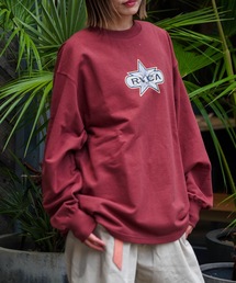RVCA メンズ STAR SMASH LT ロンT 【2025年秋冬モデル】/ルーカロゴワンポイント長袖ロンT