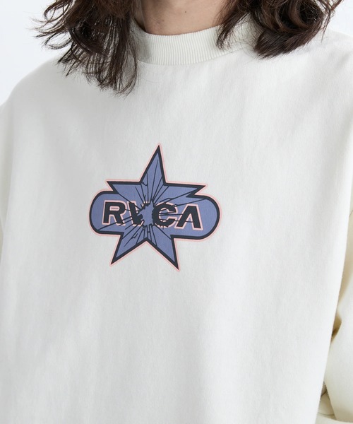 RVCA(ルーカ)の「RVCA メンズ STAR SMASH LT ロンT 【2025年秋冬モデル】/ルーカロゴワンポイント長袖ロンT(Tシャツ/カットソー・メンズ・オフホワイト/ブラック/キャメル/レッド系その他・SMALL/MEDIUM/LARGE/X-LARGE)」の6枚目の写真