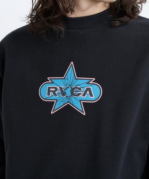 RVCA(ルーカ)の「RVCA メンズ STAR SMASH LT ロンT 【2025年秋冬モデル】/ルーカロゴワンポイント長袖ロンT(Tシャツ/カットソー・メンズ・オフホワイト/ブラック/キャメル/レッド系その他・SMALL/MEDIUM/LARGE/X-LARGE)」の8枚目の写真