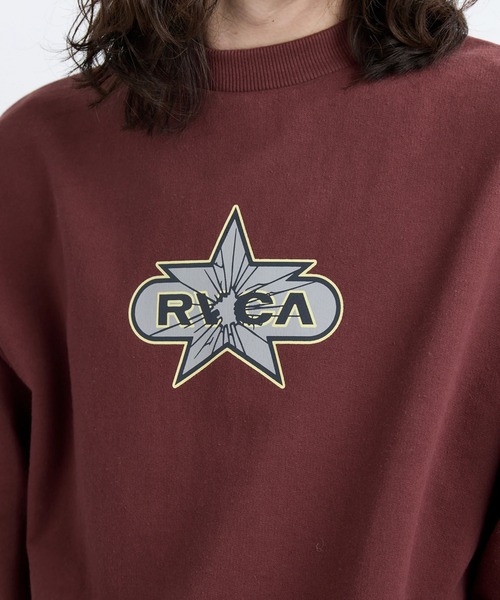 RVCA(ルーカ)の「RVCA メンズ STAR SMASH LT ロンT 【2025年秋冬モデル】/ルーカロゴワンポイント長袖ロンT(Tシャツ/カットソー・メンズ・オフホワイト/ブラック/キャメル/レッド系その他・SMALL/MEDIUM/LARGE/X-LARGE)」の11枚目の写真