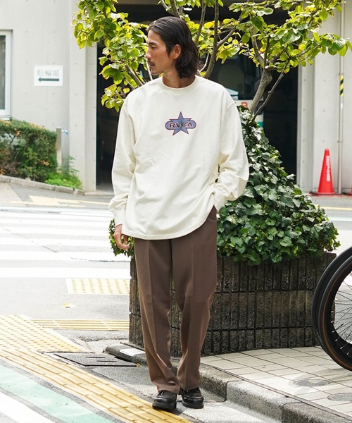 RVCA(ルーカ)の「RVCA メンズ STAR SMASH LT ロンT 【2025年秋冬モデル】/ルーカロゴワンポイント長袖ロンT(Tシャツ/カットソー・メンズ・オフホワイト/ブラック/キャメル/レッド系その他・SMALL/MEDIUM/LARGE/X-LARGE)」の12枚目の写真