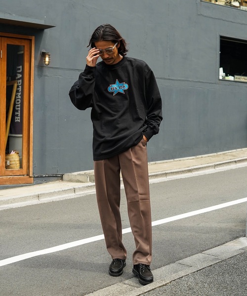 RVCA(ルーカ)の「RVCA メンズ STAR SMASH LT ロンT 【2025年秋冬モデル】/ルーカロゴワンポイント長袖ロンT(Tシャツ/カットソー・メンズ・オフホワイト/ブラック/キャメル/レッド系その他・SMALL/MEDIUM/LARGE/X-LARGE)」の18枚目の写真