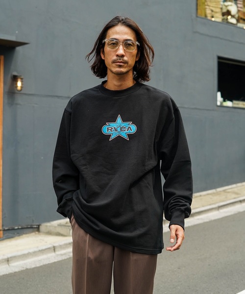 RVCA(ルーカ)の「RVCA メンズ STAR SMASH LT ロンT 【2025年秋冬モデル】/ルーカロゴワンポイント長袖ロンT(Tシャツ/カットソー・メンズ・オフホワイト/ブラック/キャメル/レッド系その他・SMALL/MEDIUM/LARGE/X-LARGE)」の20枚目の写真
