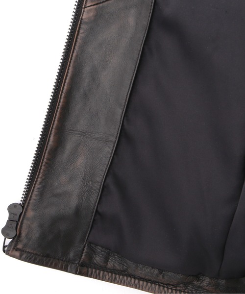 SHEEP SKIN STAND RIDERS JACKET / シープスキン スタンド ライダース