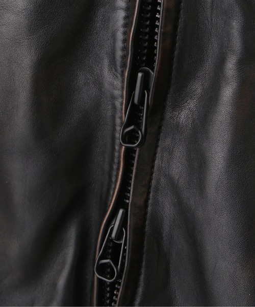 SHEEP SKIN STAND RIDERS JACKET / シープスキン スタンド ライダース
