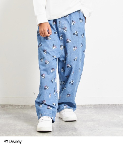 ANAP kids（アナップキッズ）の「【Disney】＜Mickey＆Minnie＞ ANAP KIDS 総柄 プリント デニム パンツ（デニムパンツ・キッズ・ブルー・130cm/120cm）」の7枚目の写真