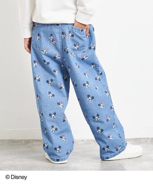 ANAP kids（アナップキッズ）の「【Disney】＜Mickey＆Minnie＞ ANAP KIDS 総柄 プリント デニム パンツ（デニムパンツ・キッズ・ブルー・130cm/120cm）」の5枚目の写真