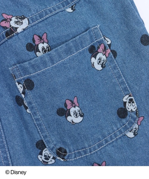 ANAP kids（アナップキッズ）の「【Disney】＜Mickey＆Minnie＞ ANAP KIDS 総柄 プリント デニム パンツ（デニムパンツ・キッズ・ブルー・130cm/120cm）」の11枚目の写真