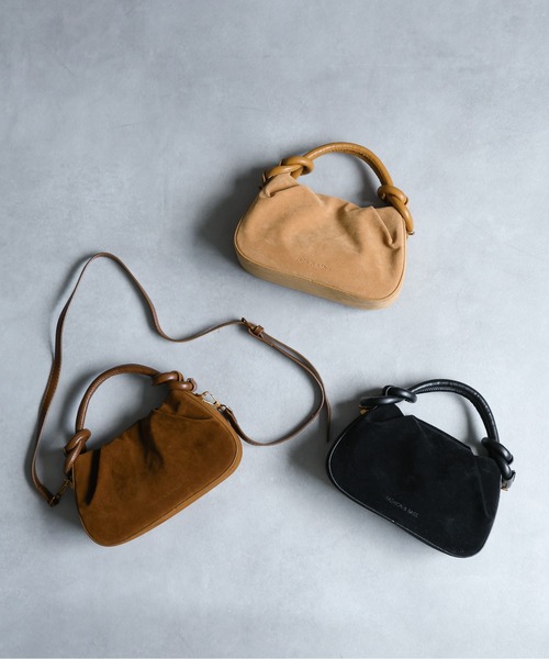 スウェード調ワンハンドルBag / ショルダーBag