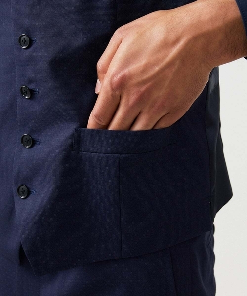 MICHEL KLEIN HOMME (ミッシェルクランオム)の「【セットアップ】ベスト(ベスト・メンズ・ネイビー・MEDIUM/LARGE/X-LARGE)」の8枚目の写真