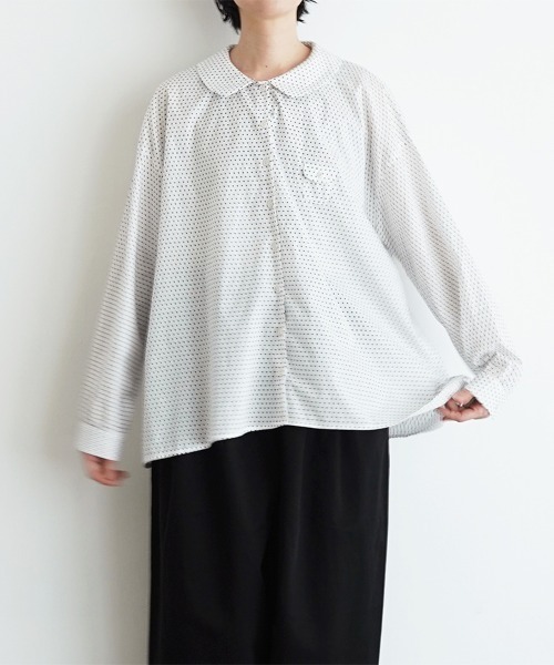 マカロンブラウス（シャツ/ブラウス）｜休日と詩（キュウジツトウタ
