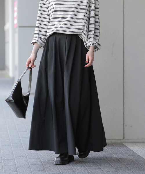 JOURNAL STANDARD relume(ジャーナルスタンダード レリューム)の「《WEB限定追加》ギャザーフレアスカート(スカート・レディース・ブラウン系その他/ブラック/アイボリー・38/36)」の17枚目の写真