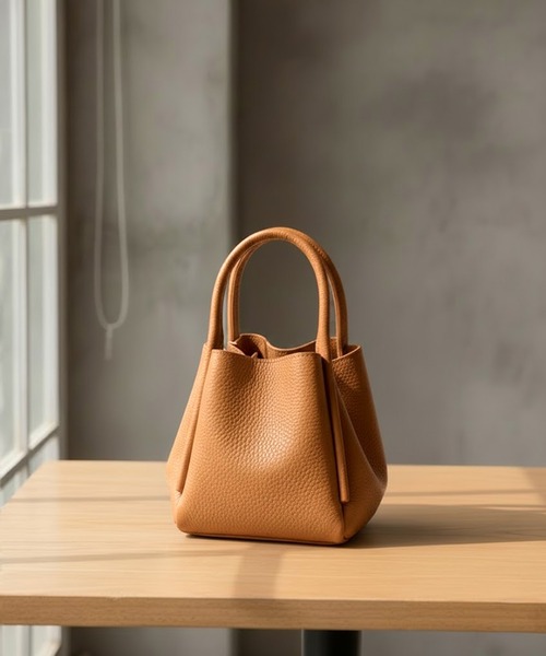 セール】【SETUP7】ソフトレザーバスケットバッグKNF144（ハンドバッグ