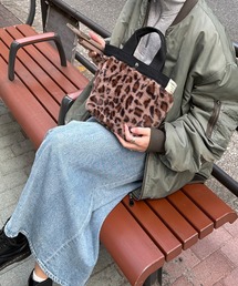 フェイクファーミニョントートバッグ25