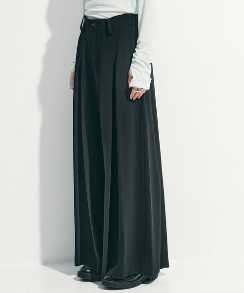 UJOH/ウジョー】《STUDIOUS別注》Inverted Tuck Flare PNT/フレア