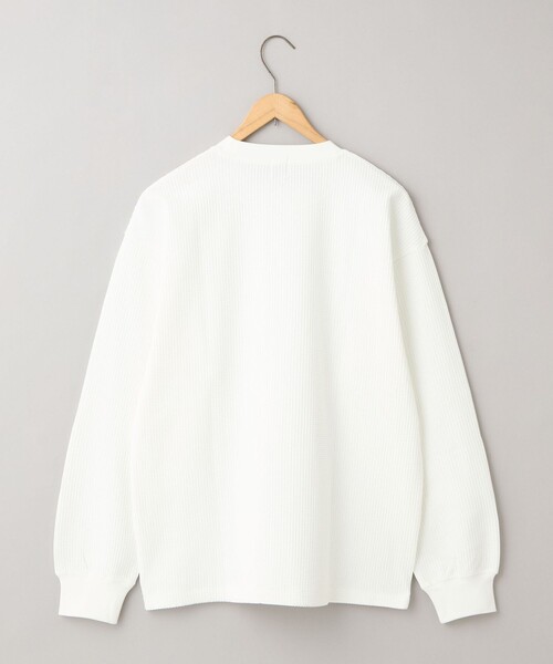 coen(コーエン)の「コンフォートワッフルロングスリーブTシャツ(Tシャツ/カットソー・メンズ・ナチュラル/オフホワイト/ダークグレー・XL/L/M/S)」の14枚目の写真