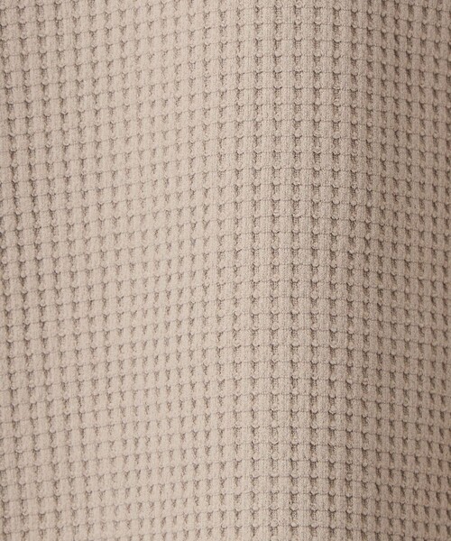 coen(コーエン)の「コンフォートワッフルロングスリーブTシャツ(Tシャツ/カットソー・メンズ・ナチュラル/オフホワイト/ダークグレー・XL/L/M/S)」の21枚目の写真