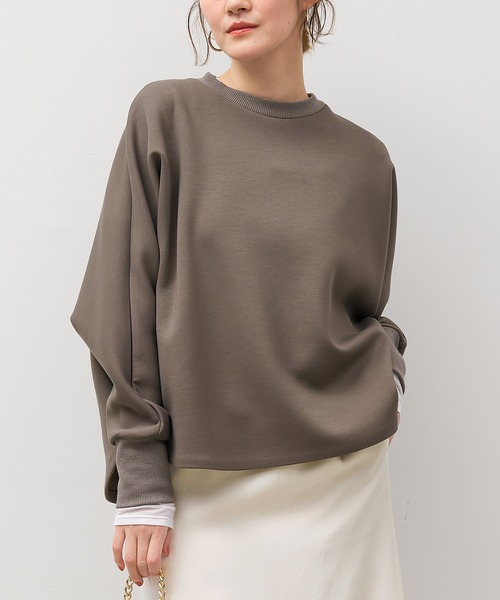 MICA&DEAL(マイカ&ディール)の「ライトドルマンプルオーバー(Tシャツ/カットソー・レディース・モカ/ブラック/オフホワイト・FREE)」の3枚目の写真