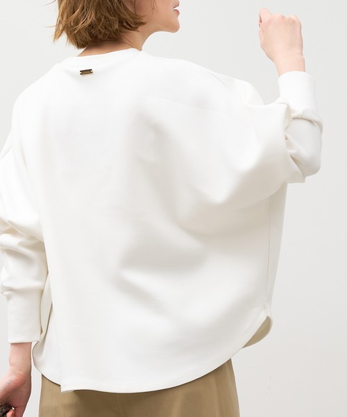 MICA&DEAL(マイカ&ディール)の「ライトドルマンプルオーバー(Tシャツ/カットソー・レディース・モカ/ブラック/オフホワイト・FREE)」の4枚目の写真