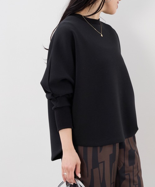 MICA&DEAL(マイカ&ディール)の「ライトドルマンプルオーバー(Tシャツ/カットソー・レディース・モカ/ブラック/オフホワイト・FREE)」の7枚目の写真