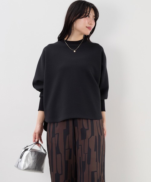 MICA&DEAL(マイカ&ディール)の「ライトドルマンプルオーバー(Tシャツ/カットソー・レディース・モカ/ブラック/オフホワイト・FREE)」の8枚目の写真